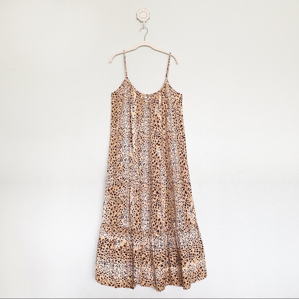 ASOS Leopard Print Maxi Dress